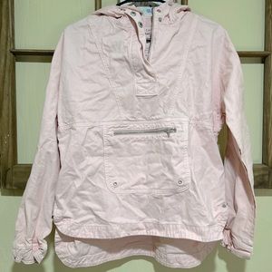 Light pink American Eagle Jean half zip jacket